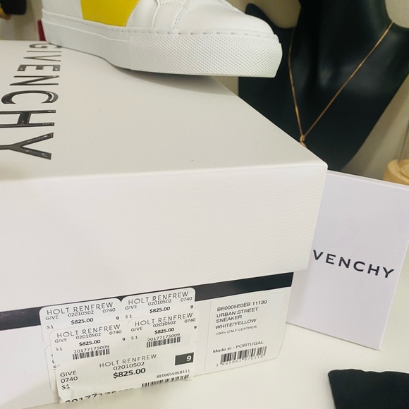 Givenchy Urban Street Sneaker White/Yellow - Picture 6 of 6